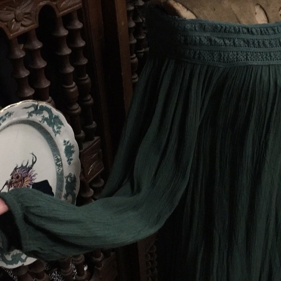 Tularosa Med Avery Olive Midi Dress Like New Rayon - Picture 3 of 8